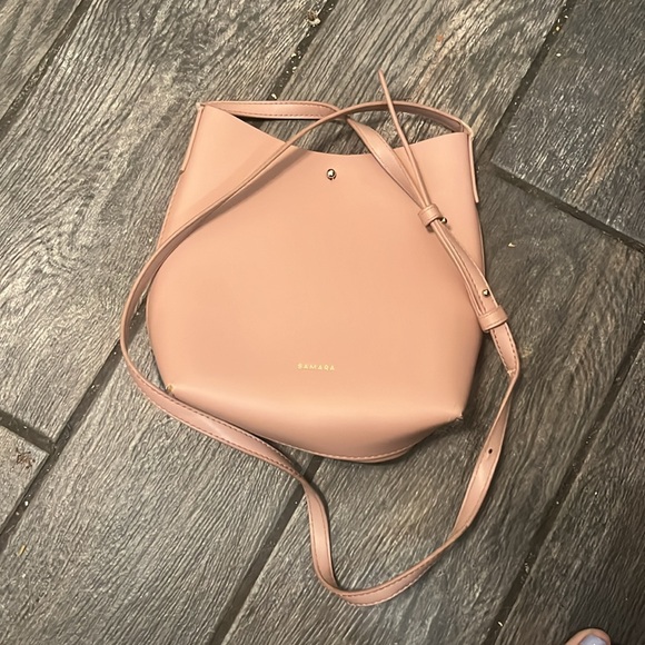 SAMARA Pink Peony Vegan Leather Medium Shoulder
Crossbody Bag Purse - Picture 5 of 7